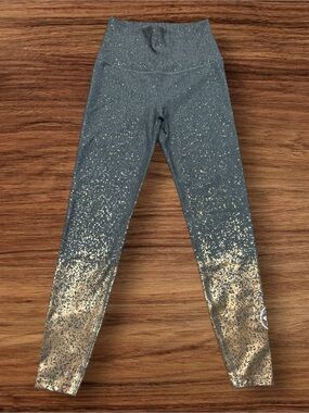 Beyond Yoga Alloy Ombre High Waisted Rose Gold Speckle Leggings Size Medium